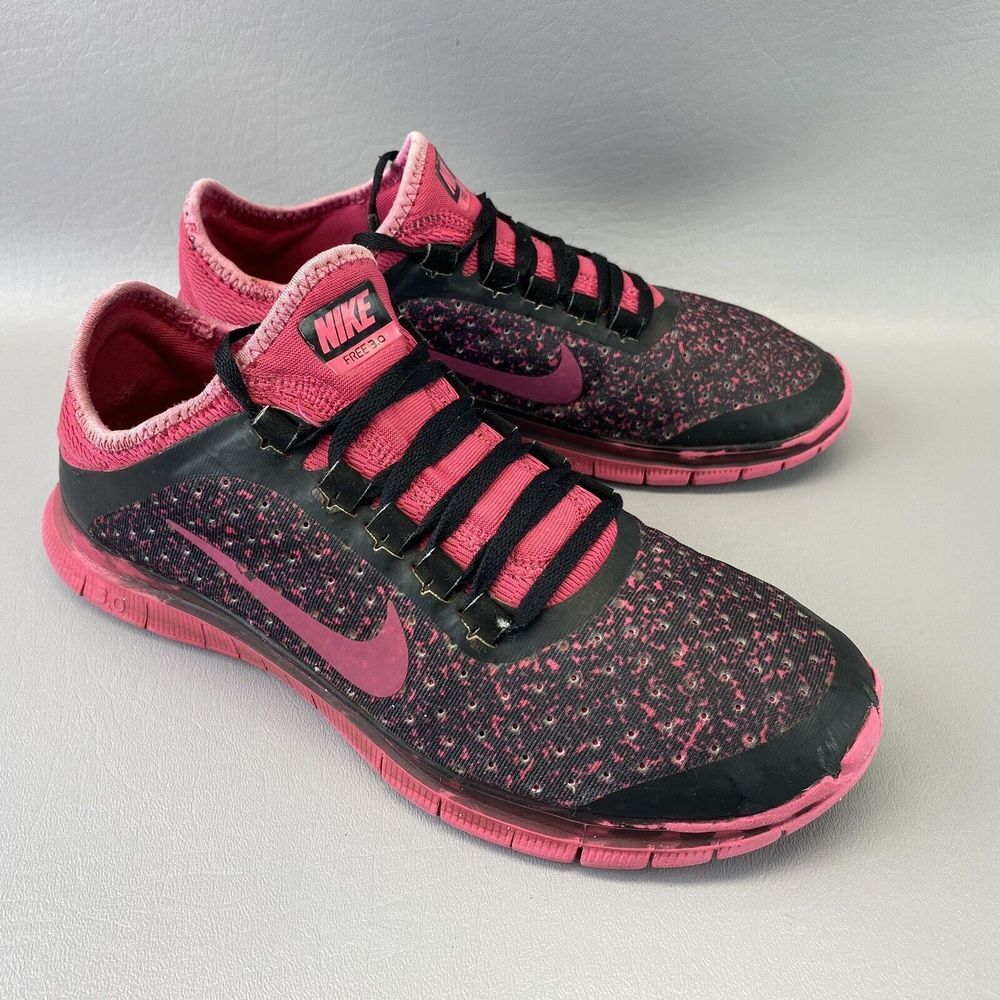 Nike Free 3.0‎ Women's Sz 10M Athletic Running Comfort Sneaker Shoes 579828-002